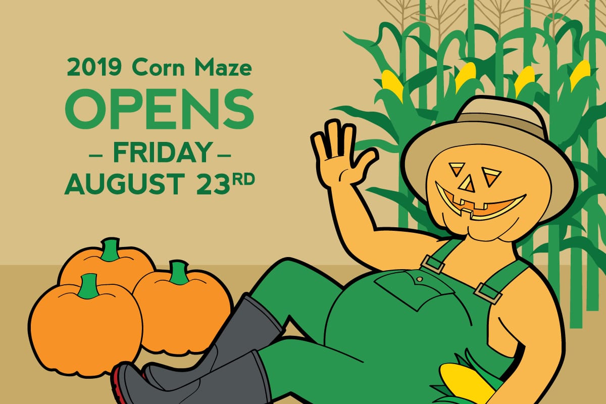 The 2019 McNab's Corn Maze opens on August 23rd
